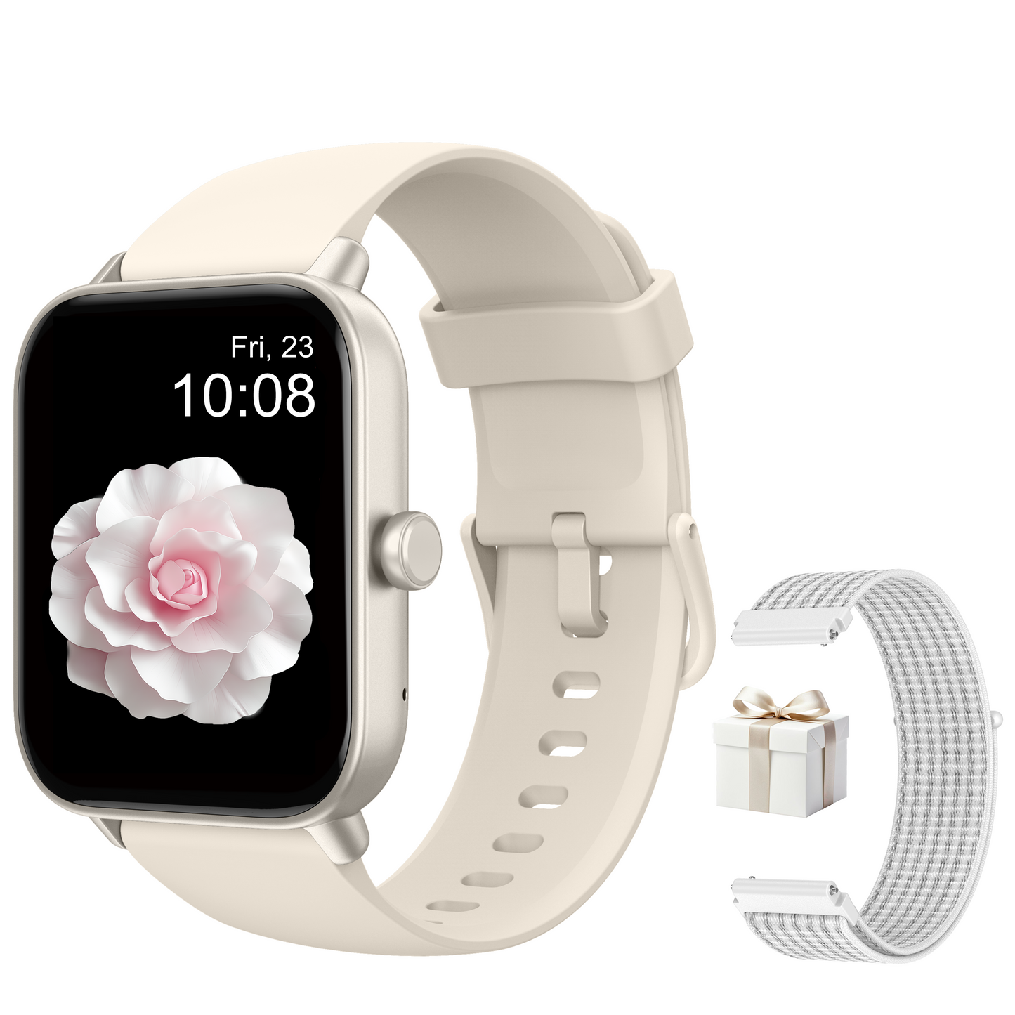 MiracoRun Smart Watch for iPhone and Android, Men & Women, Alexa Built-In, 1.8-inch Smartwatch with Texts and Bluetooth Calls, 100+Sports Mode, IP68 Waterproof - MiracoRun