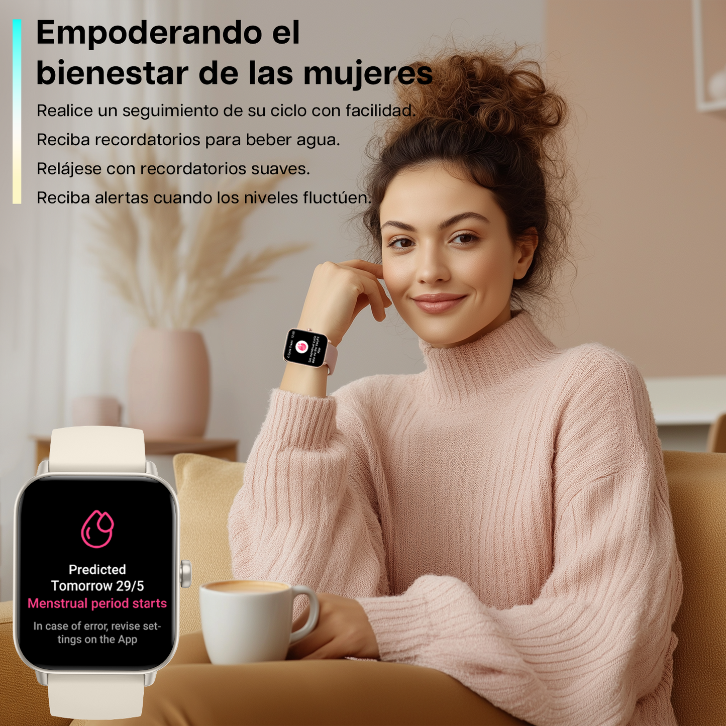 Reloj Inteligente Miracorun Fitness Para Mujeres Y Hombres Grand Táctil Screen De 1.8'' Resistente Al Agua Ip68 - MiracoRun