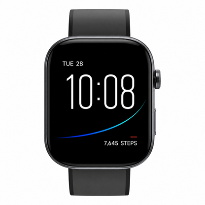 Smartwatch Hombre Mujer AMOLED 1.99'' Negro Con Llamadas Bluetooth, 100 Modos Deportivos, Monitor De Salud Y Resistencia Al Agua 3ATM