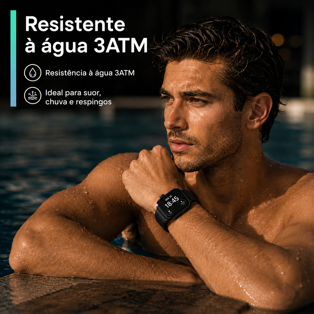 Smartwatch Hombre Mujer AMOLED 1.99'' Negro Con Llamadas Bluetooth, 100 Modos Deportivos, Monitor De Salud Y Resistencia Al Agua 3ATM - MiracoRun